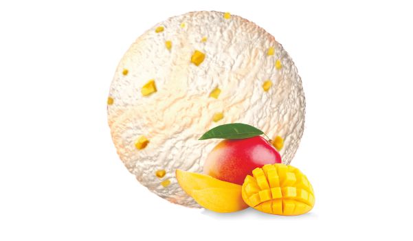 Манго с фруктами  мороженое пломбир 15% 1/1/1300 гр.