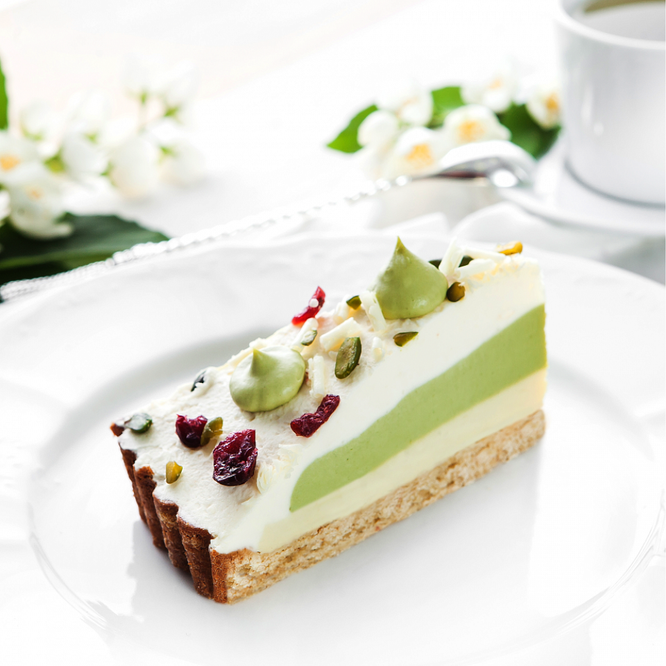 Торт "Зеленый чай" с белым шоколадом 105гр/12шт/1260гр
